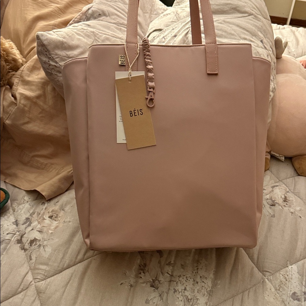 BEIS Soft Pink Tote Bag